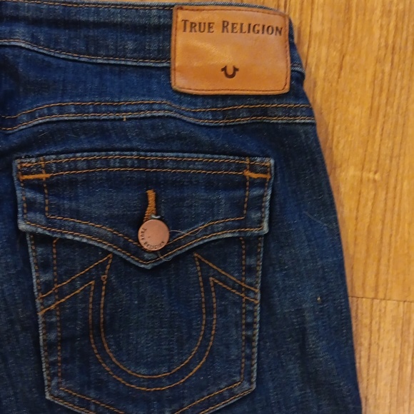 Womens size 27 True Religion mid flare jeans - Picture 8 of 9